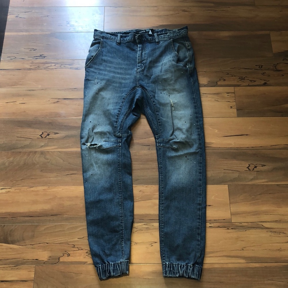 Jean joggers